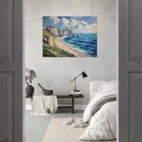 Peinture des Falaises: La Splendeur d’Étretat peinture des falaises: la splendeur d'Étretat