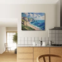 Peinture des Falaises: La Splendeur d’Étretat peinture des falaises: la splendeur d'Étretat
