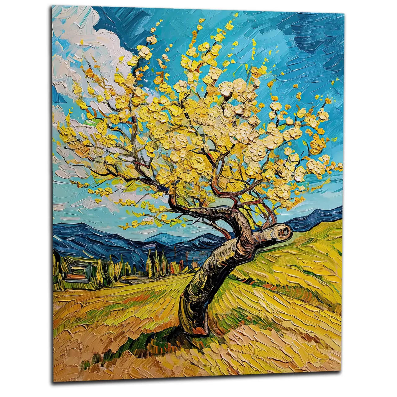 Tableau Le Murier Hommage a Van Gogh tableau le murier hommage a van gogh