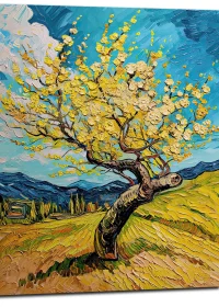 Tableau Le Murier Hommage a Van Gogh tableau le murier hommage a van gogh
