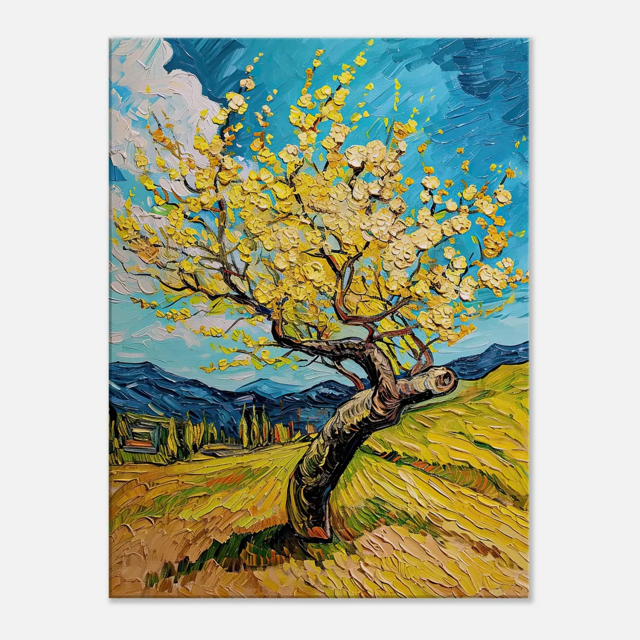 Tableau Le Murier Hommage a Van Gogh tableau le murier hommage a van gogh