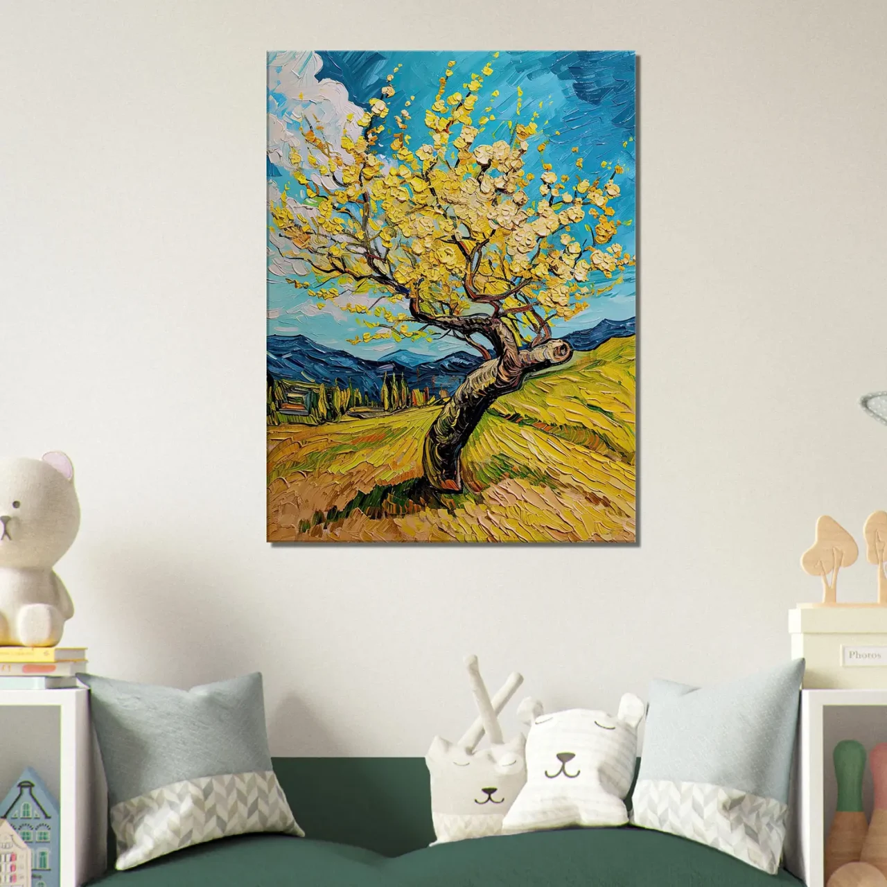 Tableau Le Murier Hommage a Van Gogh tableau le murier hommage a van gogh