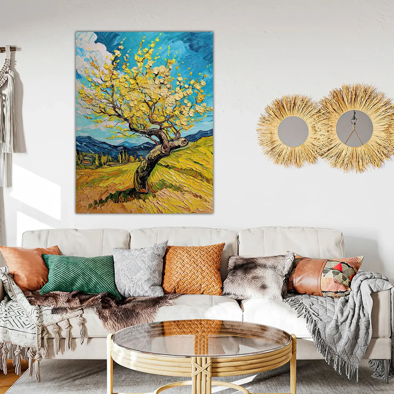 Tableau Le Murier Hommage a Van Gogh tableau le murier hommage a van gogh