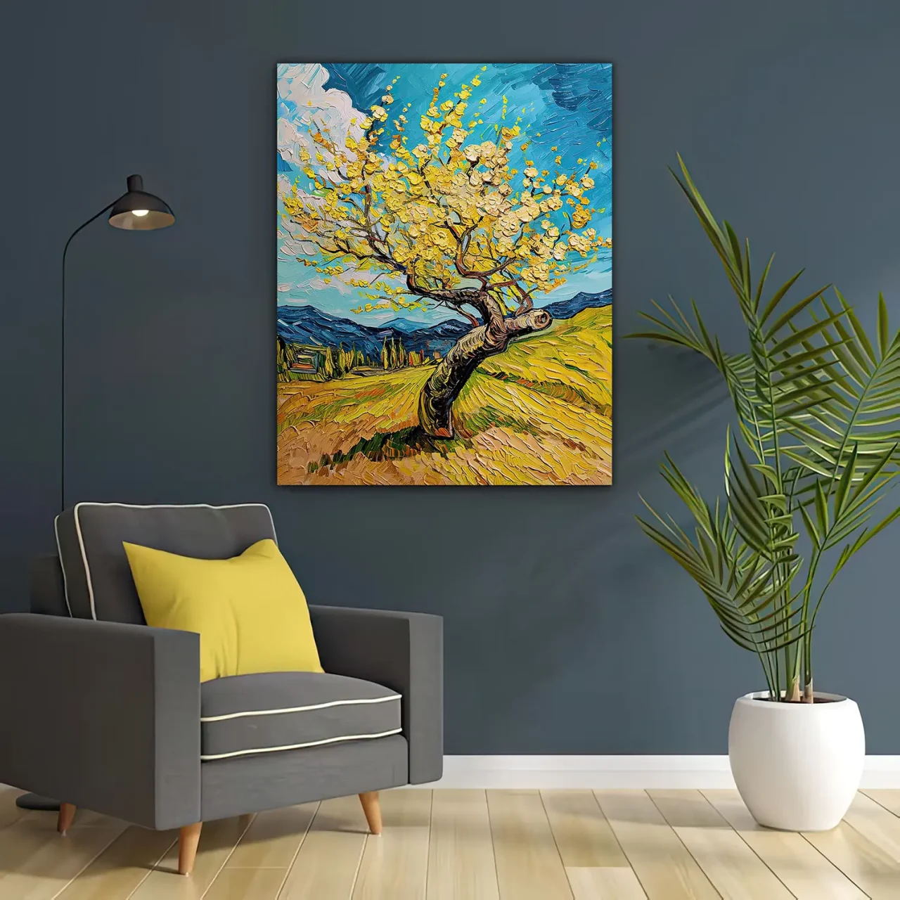 Tableau Le Murier Hommage a Van Gogh tableau le murier hommage a van gogh