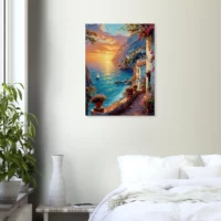 Coucher de Soleil sur la Riviera méditerranéenne coucher de soleil sur la riviera méditerranéenne