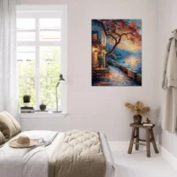 Coucher de Soleil sur le Lac et soirée Romantique coucher de soleil sur le lac et soirée romantique