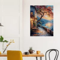 Coucher de Soleil sur le Lac et soirée Romantique coucher de soleil sur le lac et soirée romantique