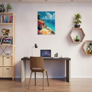 echappée azurée maisonnette face à la mer