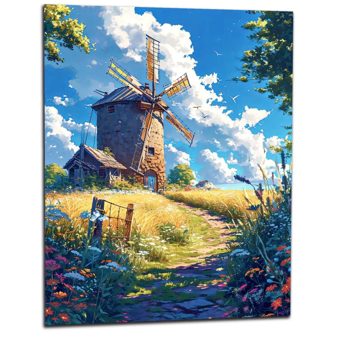 Rusticité Charmante Le Moulin et l’Été rusticité charmante le moulin et l'Été