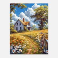 sérénade champêtre: maison et floraisons