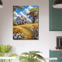 sérénade champêtre: maison et floraisons