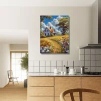 sérénade champêtre: maison et floraisons