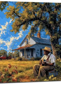 Tableau le Blues du Mississippi tableau le blues du mississippi
