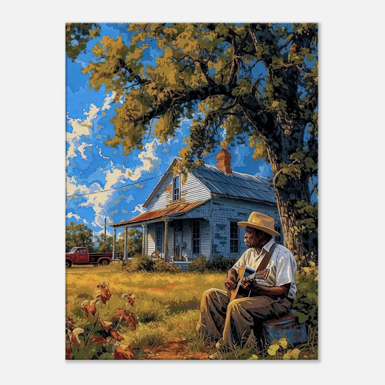 Tableau le Blues du Mississippi tableau le blues du mississippi