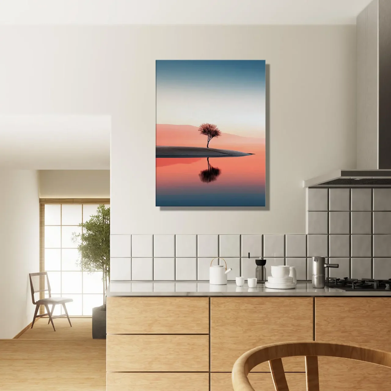 Cadre mural Oasis Rose des sables Cadre mural Oasis Rose des sables