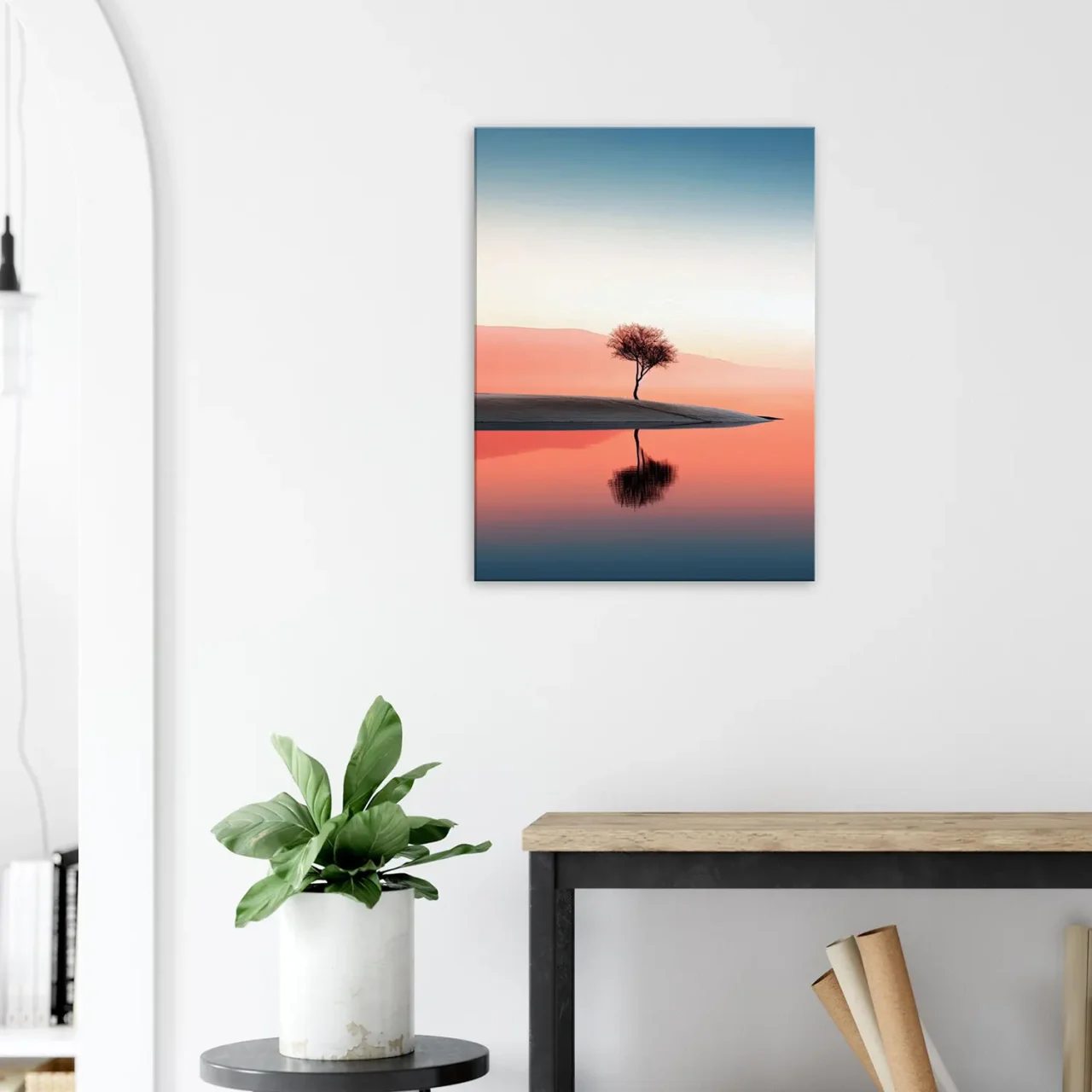 Cadre mural Oasis Rose des sables Cadre mural Oasis Rose des sables