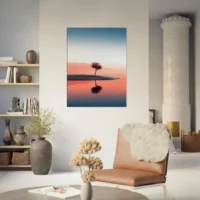 Cadre mural Oasis Rose des sables Cadre mural Oasis Rose des sables