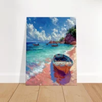 Sable rose et eau turquoise d’Indonésie Sable rose et eau turquoise d’Indonésie