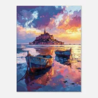 Tableau Bateaux et Mont Saint-Michel Tableau Bateaux et Mont Saint-Michel