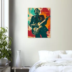 Tableau Chuck Berry Blues et Rock Guitare Tableau Blues Guitare Chuck Berry01