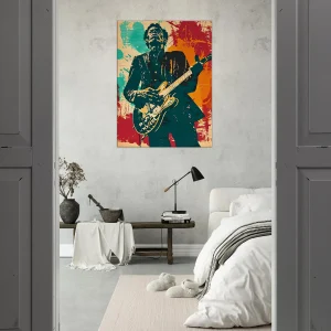 Tableau Chuck Berry Blues et Rock Guitare Tableau Blues Guitare Chuck Berry03