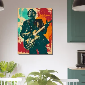 Tableau Chuck Berry Blues et Rock Guitare Tableau Blues Guitare Chuck Berry05