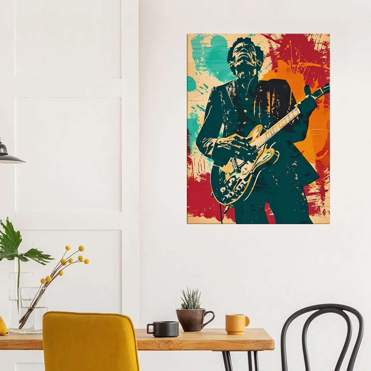 Tableau Chuck Berry Blues et Rock Guitare Tableau Blues Guitare Chuck Berry07