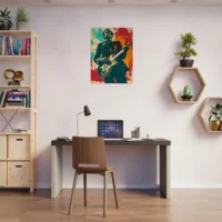 Tableau Chuck Berry Blues et Rock Guitare Tableau Blues Guitare Chuck Berry09