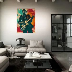 Tableau Chuck Berry Blues et Rock Guitare Tableau Blues Guitare Chuck Berry14