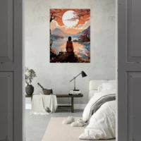 Tableau Coucher de soleil sur l&rsquo;orient