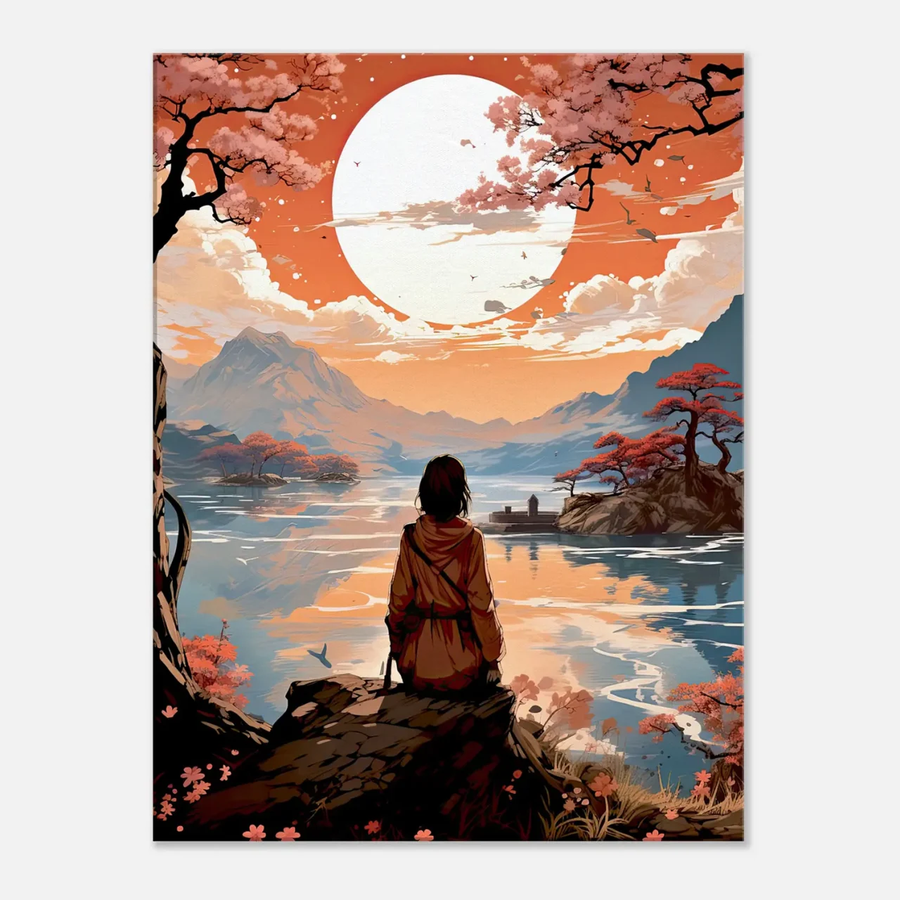 Tableau Coucher de soleil sur l’orient