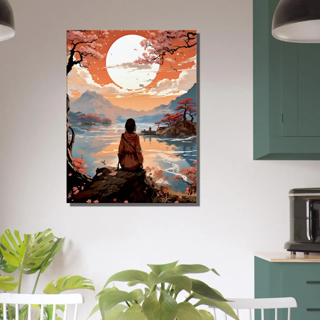 Tableau Coucher de soleil sur l’orient