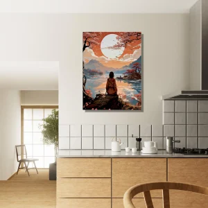 Tableau Coucher de soleil sur l’orient