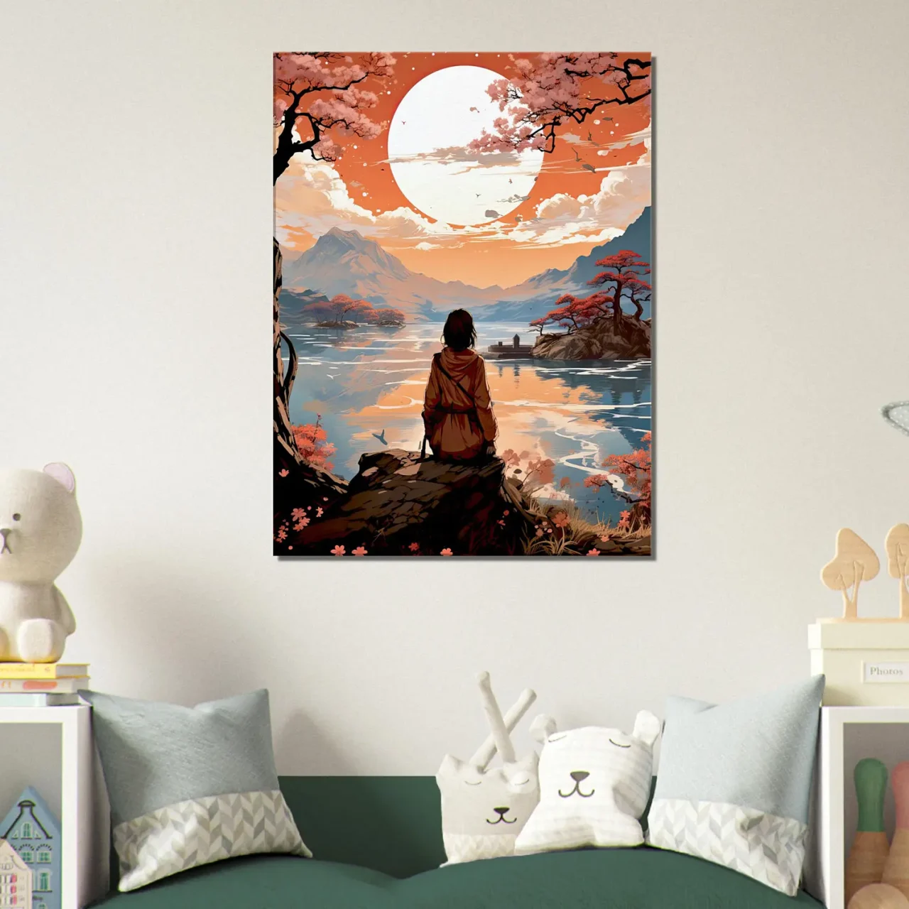 Tableau Coucher de soleil sur l’orient