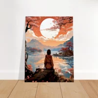 Tableau Coucher de soleil sur l&rsquo;orient