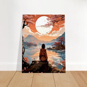 Tableau Coucher de soleil sur l’orient