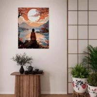 Tableau Coucher de soleil sur l&rsquo;orient