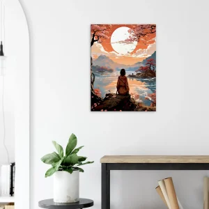 Tableau Coucher de soleil sur l’orient