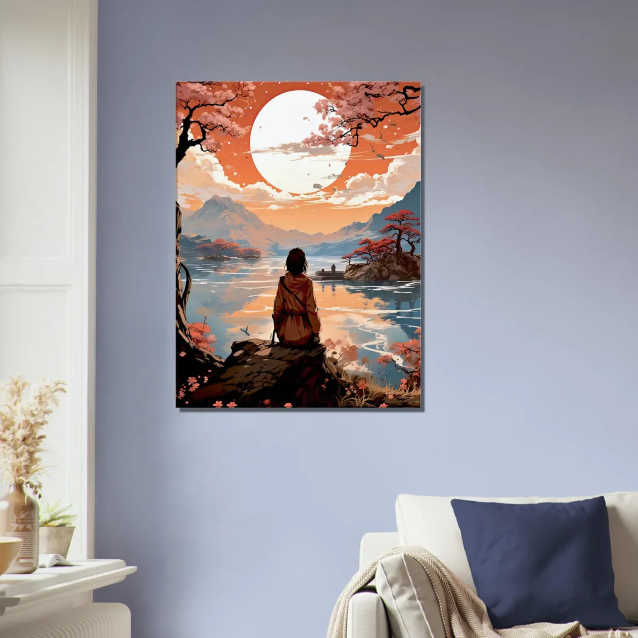 Tableau Coucher de soleil sur l’orient