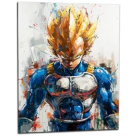 Tableau Mural Manga Vegeta de Dragon Ball