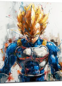 Tableau Mural Manga Vegeta de Dragon Ball Tableau Mural Manga Vegeta de Dragon Ball