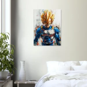 Tableau Mural Manga Vegeta de Dragon Ball Tableau Mural Manga Vegeta de Dragon Ball