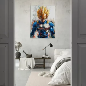 Tableau Mural Manga Vegeta de Dragon Ball Tableau Mural Manga Vegeta de Dragon Ball