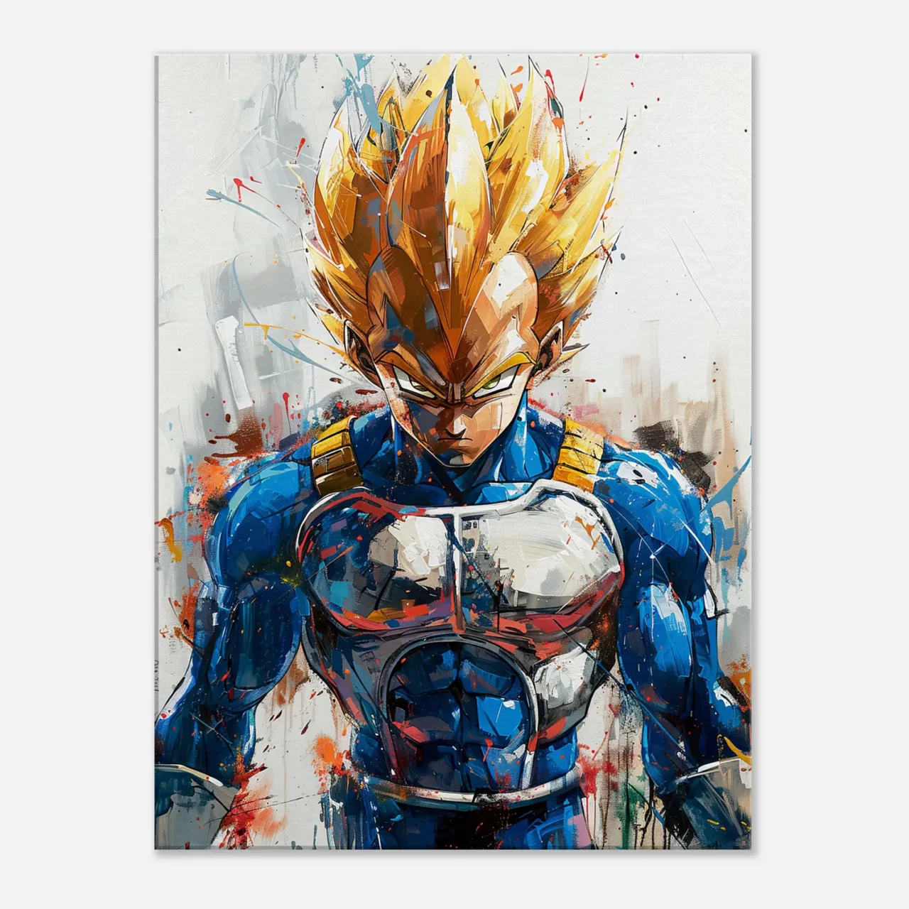 Tableau Mural Manga Vegeta de Dragon Ball Tableau Mural Manga Vegeta de Dragon Ball