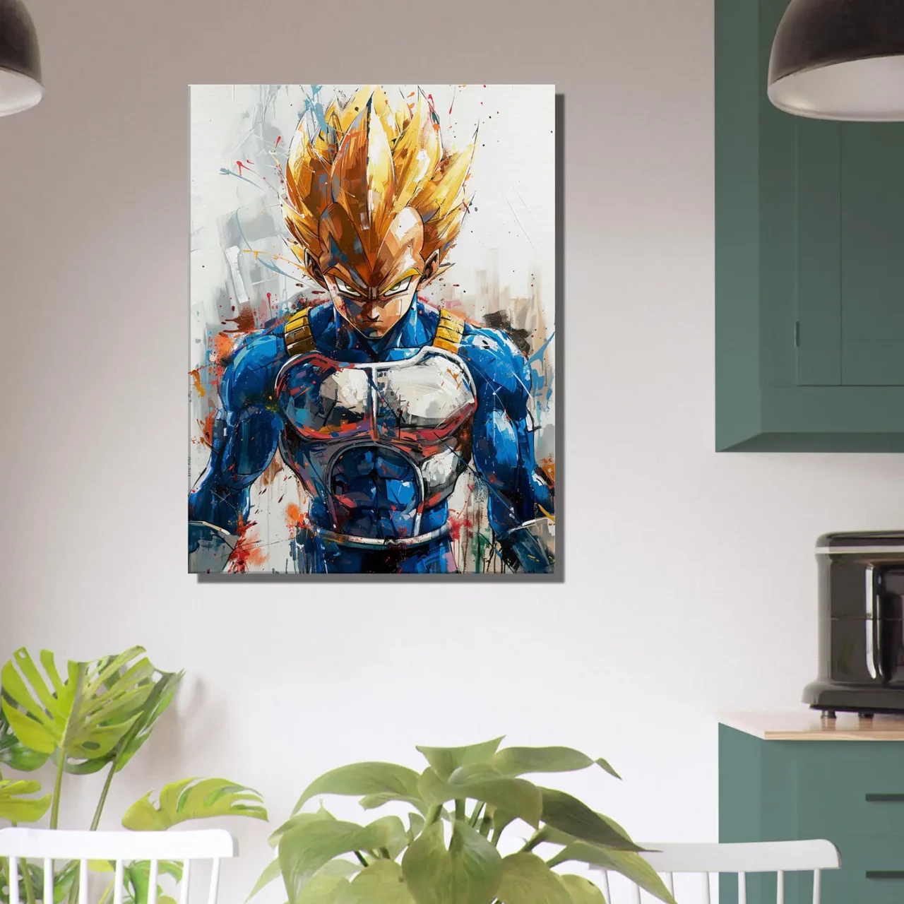 Tableau Mural Manga Vegeta de Dragon Ball Tableau Mural Manga Vegeta de Dragon Ball