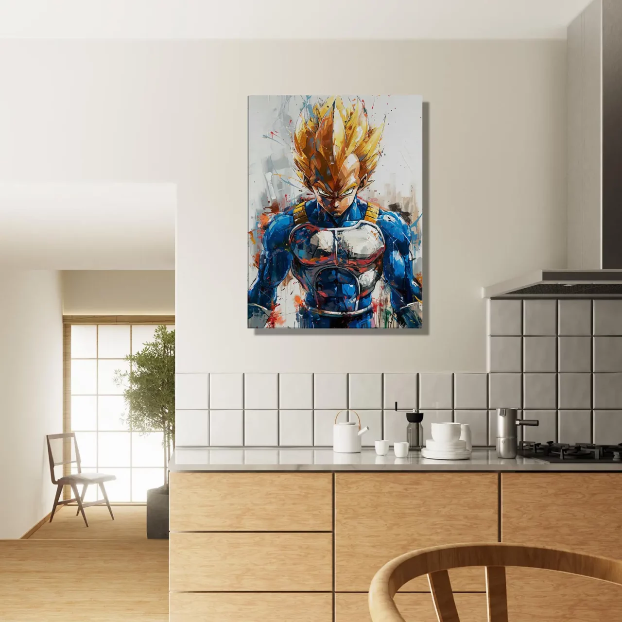 Tableau Mural Manga Vegeta de Dragon Ball Tableau Mural Manga Vegeta de Dragon Ball