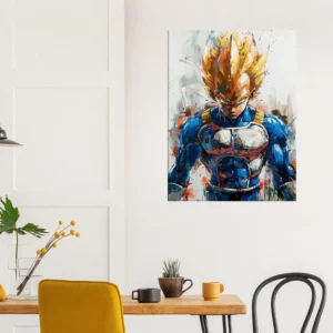 Tableau Mural Manga Vegeta de Dragon Ball Tableau Mural Manga Vegeta de Dragon Ball