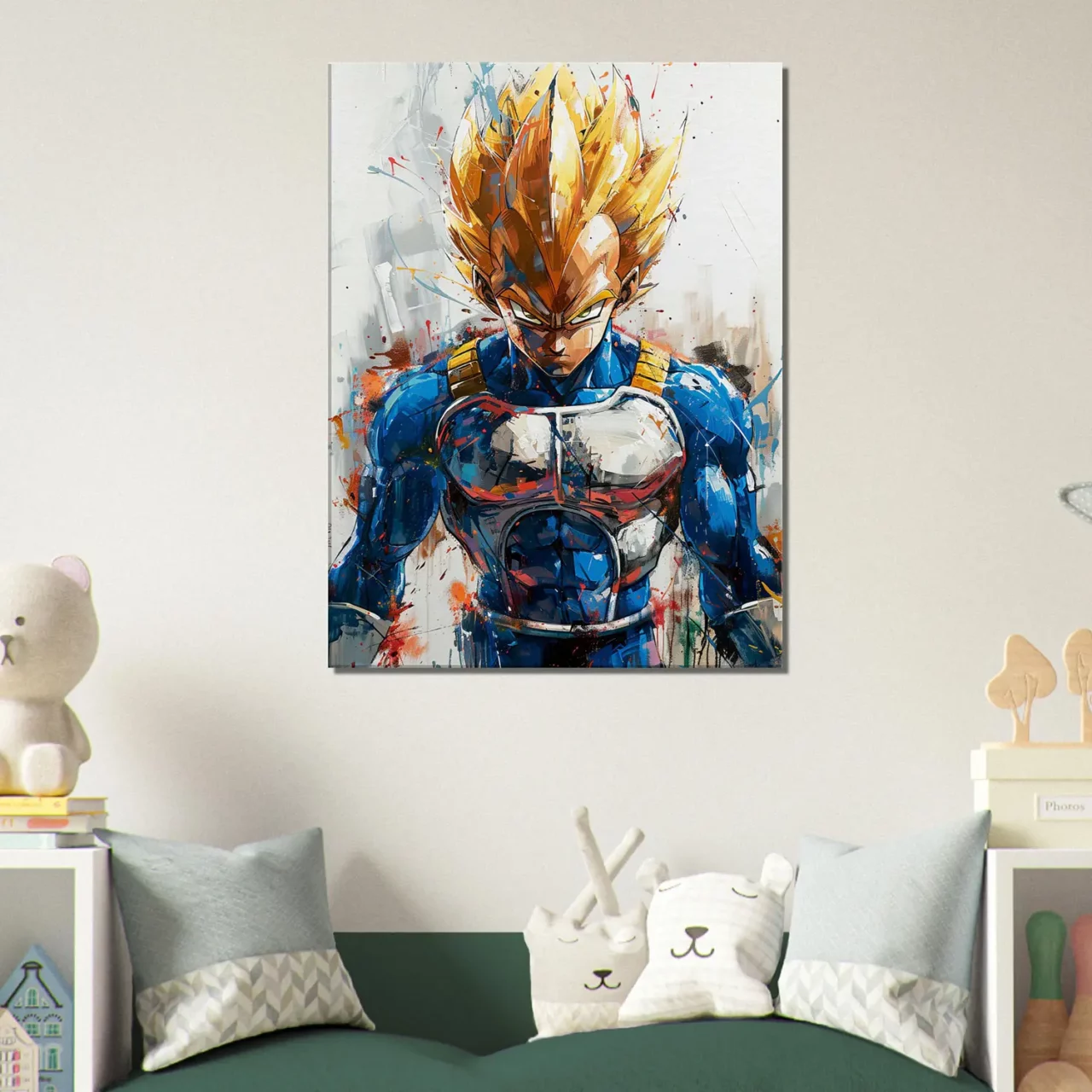 Tableau Mural Manga Vegeta de Dragon Ball Tableau Mural Manga Vegeta de Dragon Ball