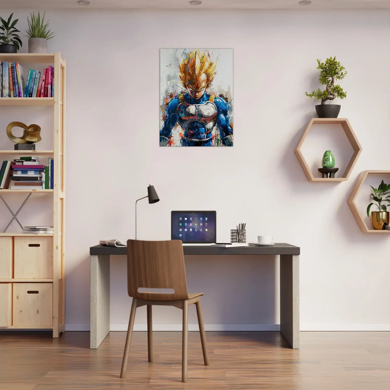 Tableau Mural Manga Vegeta de Dragon Ball Tableau Mural Manga Vegeta de Dragon Ball