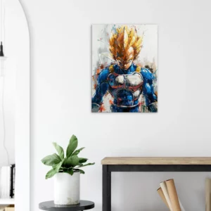 Tableau Mural Manga Vegeta de Dragon Ball Tableau Mural Manga Vegeta de Dragon Ball